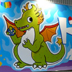 【看板デザイン】「ドラゴン薬局」2012年2月<br>■鹿児島県枕崎市緑町にあるドラゴン薬局のキャラクター・ロゴタイプ・看板デザインしました。